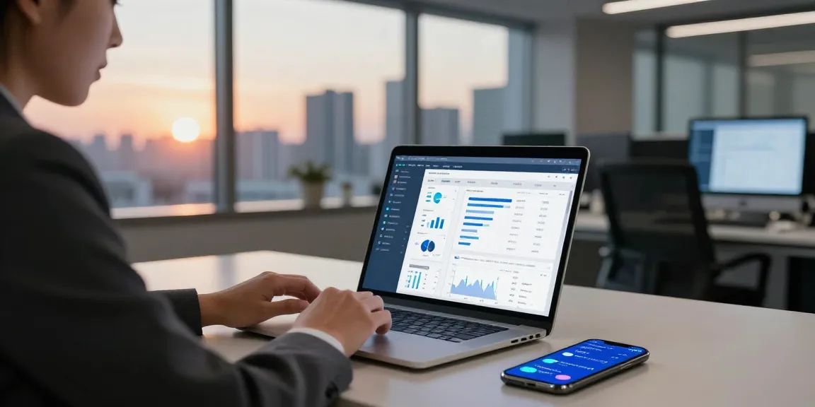 Analyse des données de digital banking dans un environnement bancaire moderne, mettant en avant des outils technologiques avancés.